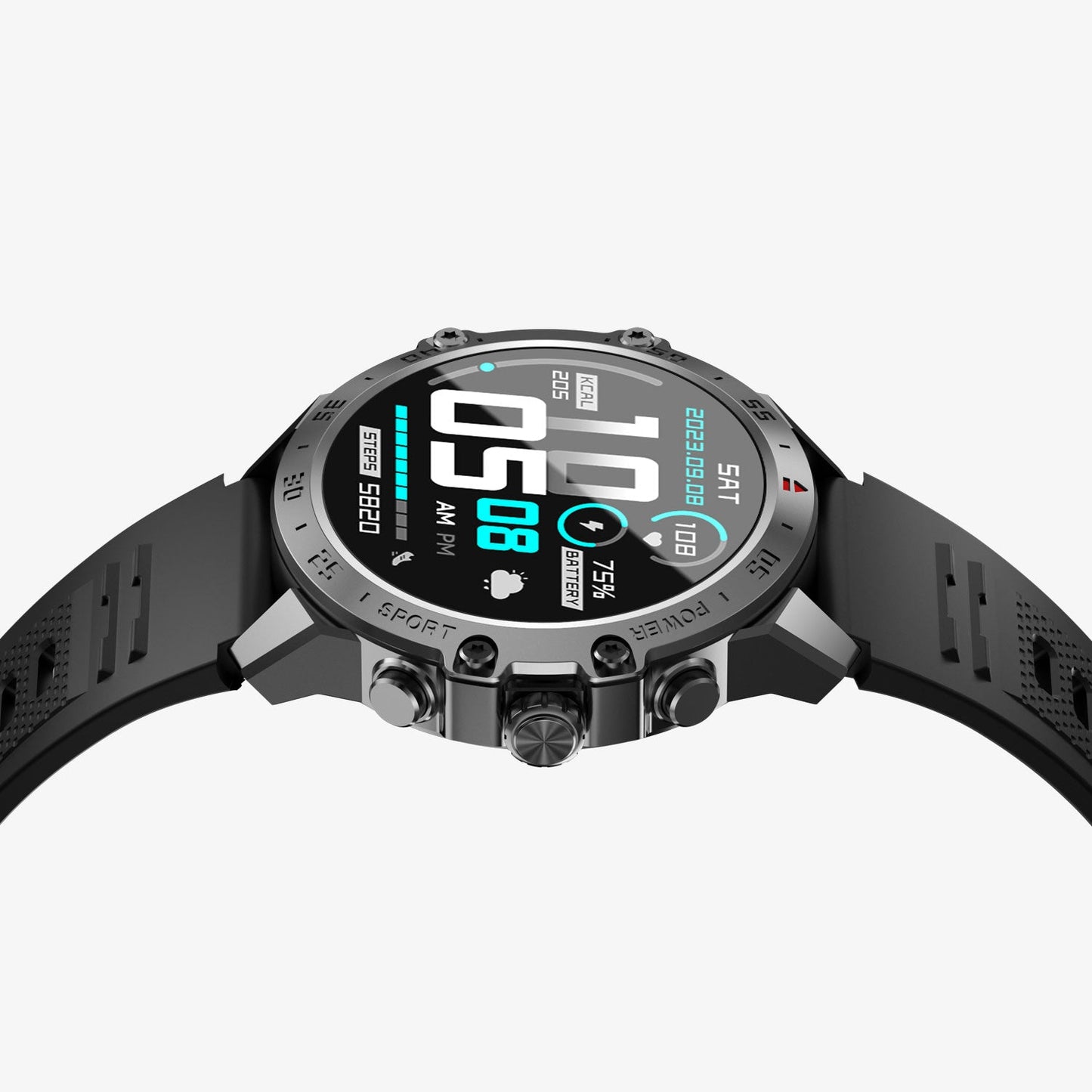 08 1.43" IP67 waterproof Smart Watch with Fitness Tracker