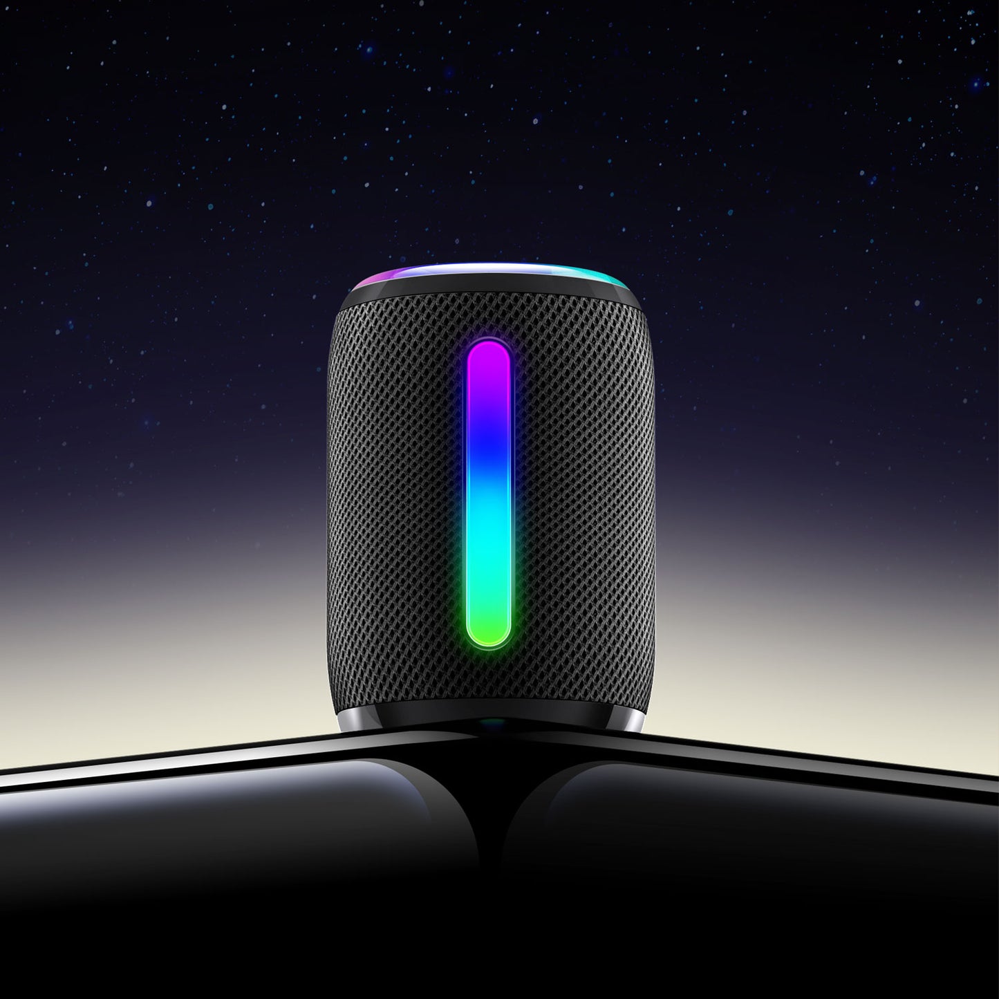 1IPX4 Outdoor Mini Wireless Speaker Heavy Bass Subwoofer with RGB Lights BT 5.3